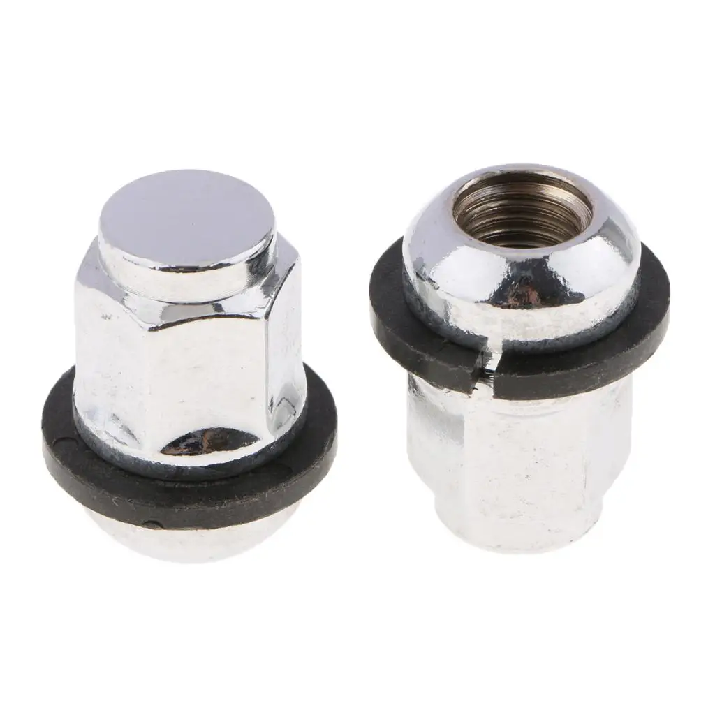 12x1.5 mm Chromed Wheel Lug Nut Covers Caps 90304SA0981 for HONDA Accord