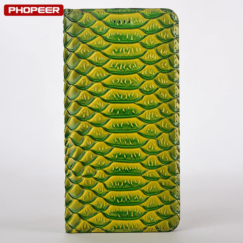 Capa de Couro Genuíno Snake Texture Capa para Samsung Galaxy A10 A20 A30 A40 A50 A60 A70 A80 A90 A10s A20s A30s A40s A50s A70s - Image 3