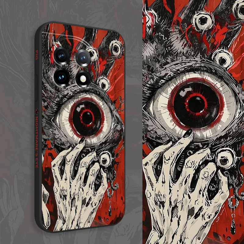 Devil Eye Liquid Silicone Phone Case