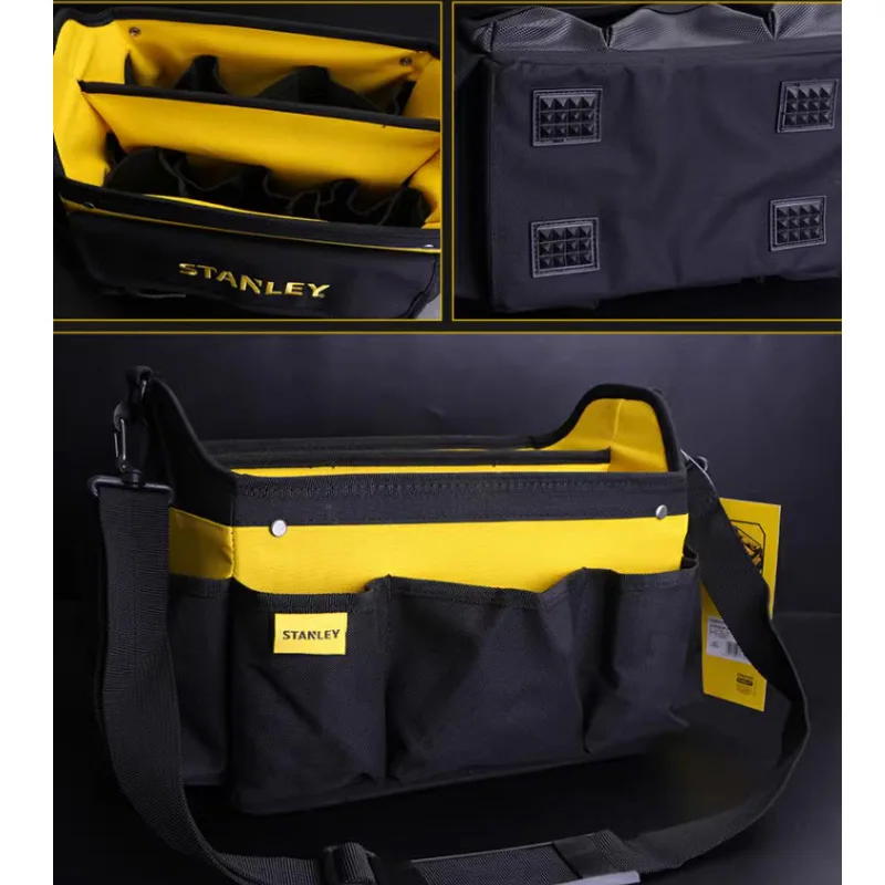 PAHAL Tool Bag with Multipurpose Tool Storage 12 Inch Yellow Black