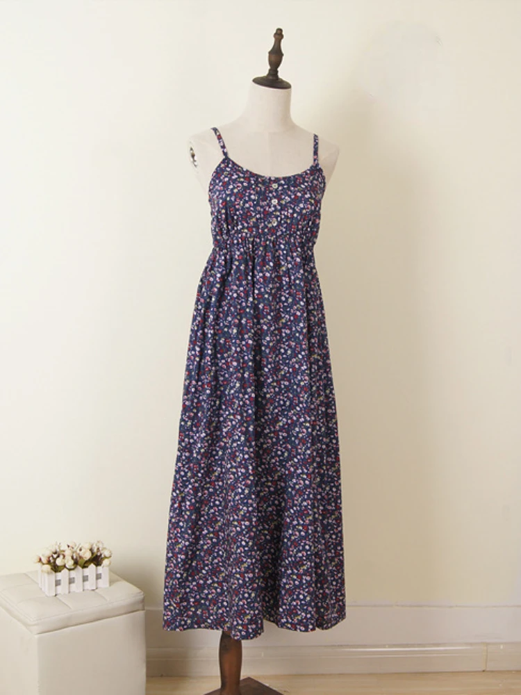 

Длинное платье для женщин, повседневный пляжный сексуальный стиль, без бретелек, с открытой спиной, ТРАПЕЦИЕВИДНОЕ украшение на пуговицах, новое летнее женское платье