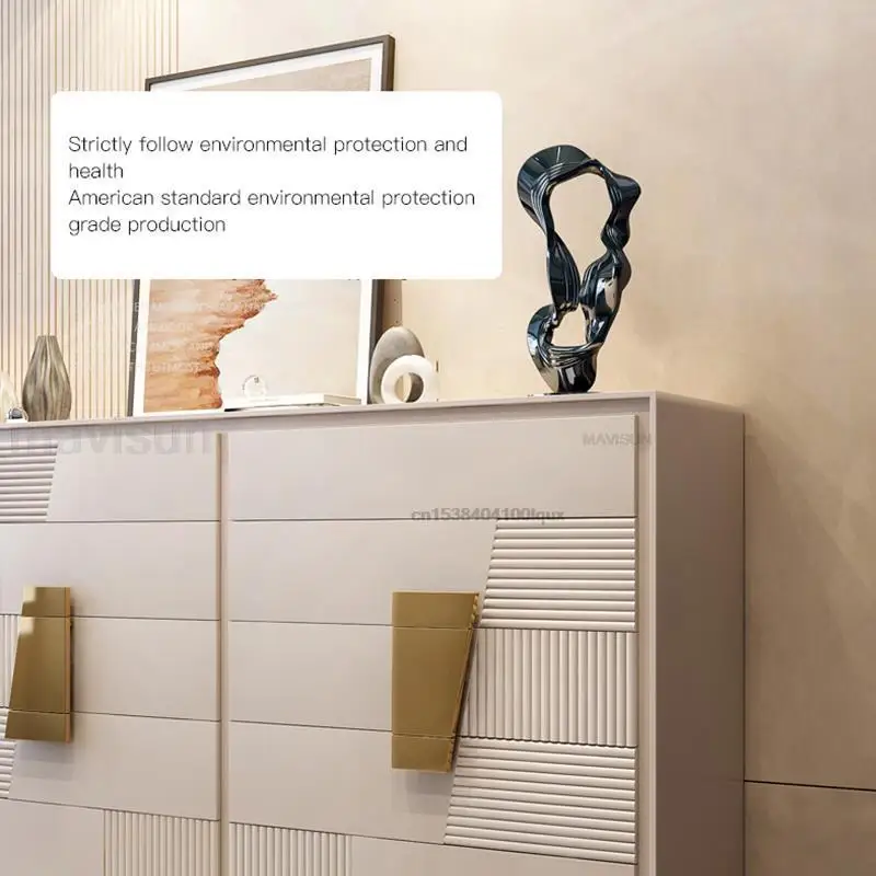 Chest Of Drawers Italian Designed Modern Minimalist Living Room Multi-Drawer Storage Cabinet Luxury House Furniture
