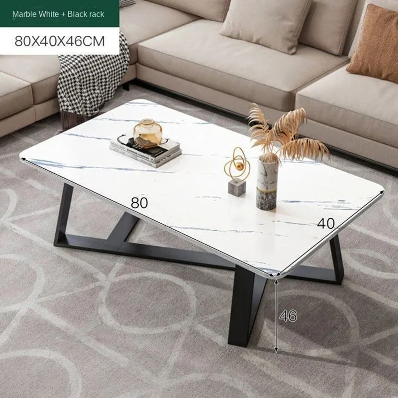 

Marble Design Living Room Modern Small Coffee Tables Narrow MDF Metal Dinning Table Set Nordic Meubles De Salon Nightstands