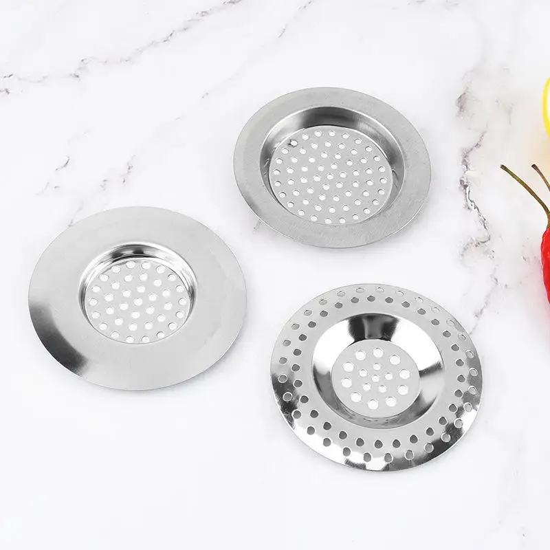 2pcs 스테인레스 스틸 싱크 스트레이너 플러그, 가정용 욕실, 가정 필수품, 욕실 도구용 다기능 배수구 커버 필터