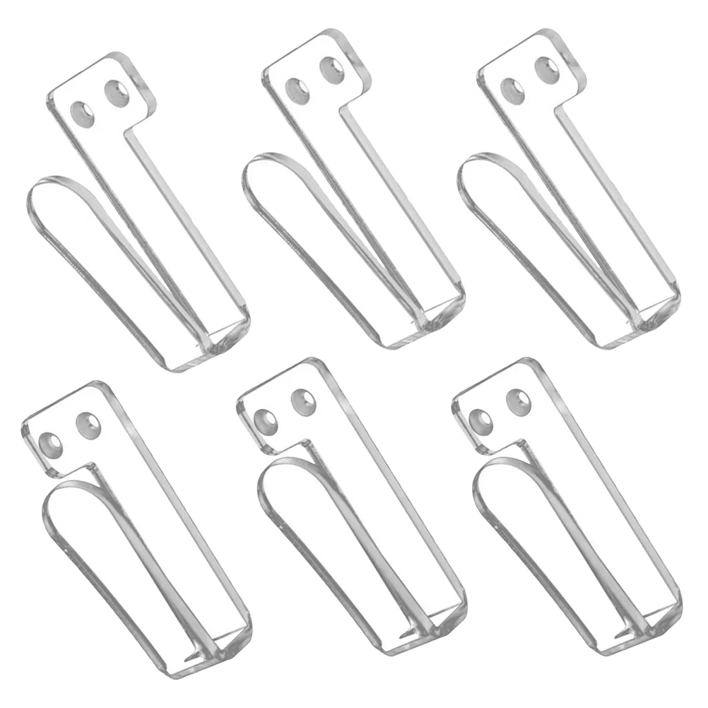 

3 Pairs Wall Mounted Hat Rack Baseball Cap Holder Racks Storage Wall-mounted Organizer Acrylic Display Office