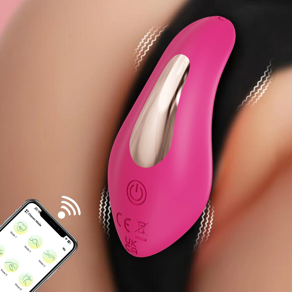 APP-Steuerung Klitoris-Vibrator für Frauen, Klitorisstimulator, weiblich, tragbar, vibrierendes Höschen, Massagegerät, Sexspielzeug für Erwachsene für Frauen 1
