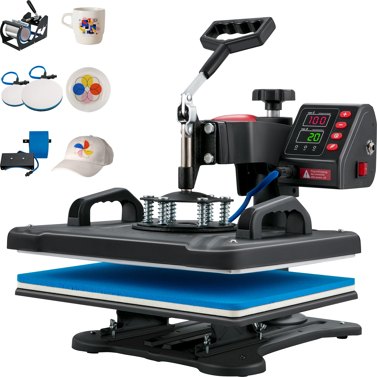 Digital Heat Press Machine for Sublimation Transfer Printing