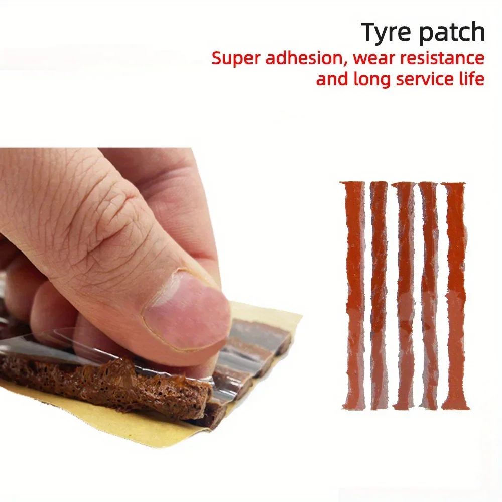 Car Repair Tools 57pcs Car Tire Repair Kit Studding Tool Set Auto Bike Motorcycle Puncture Plug