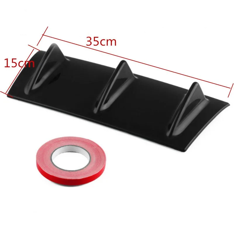 S M L Universal Car Rear Bumper Diffuser Spoiler Lip Rear Bumper Protector Side Splitters Lip