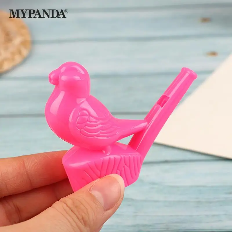 

5Pcs Novelty Water Bird Whistle Colorful Plastic Party Whistles For Kids Musical Instrument Toy Noise Maker Toys