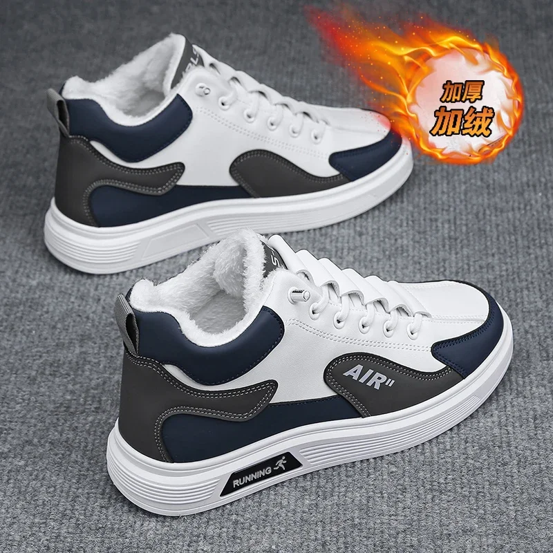

Mens Shoes Fur Warm Winter Sneakers Casual Leather Loafers Platform Fashion Sport Designer Luxury Skateboard Hiking Tennis