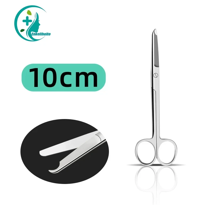 Stitch Scissors Remove Suture Scissors Stainless Steel Surgery Wire Cutter Medical Trimming Crescent Notch Scissors 14cm