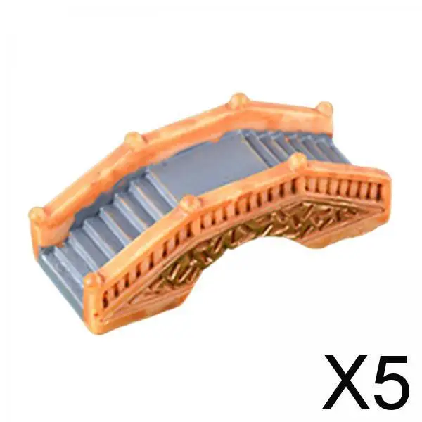 

5X Miniature Bridge Statue Miniature Garden Bridge for Desk Aquarium