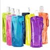 350ml/480ml Portable Ultralight Foldable Soft Water Bag Flask Bottle Outdoor Sport Hiking Camping Water Bag Folding Water Bucket 1