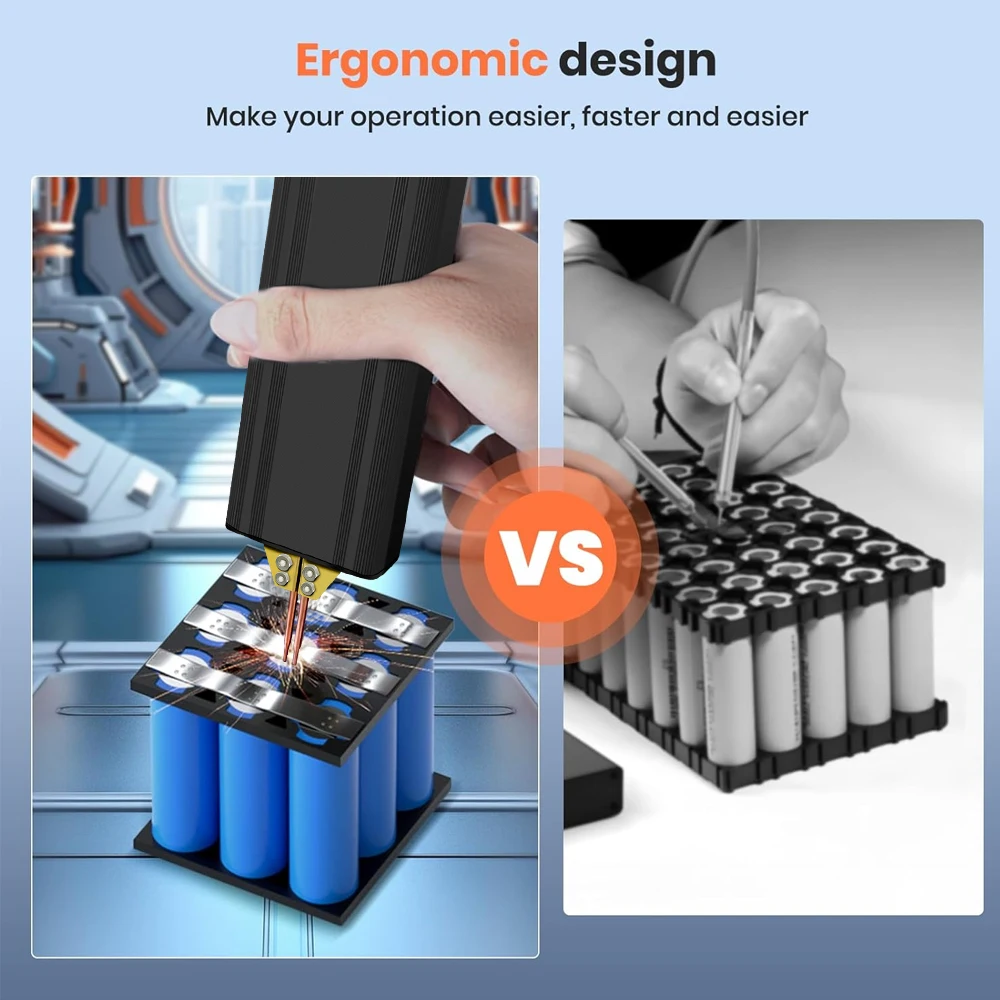 DIY Portable Handheld Battery Spot Welder for 18650 Lithium Battery, Nickel Strip and Nickel Belt Welding