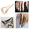5Pcs/set Ring Stitches Tool Hair Extension Finger Ring Metal Nails For Fingers Easy Braiding Hair Tool Finger Claws Ring 4
