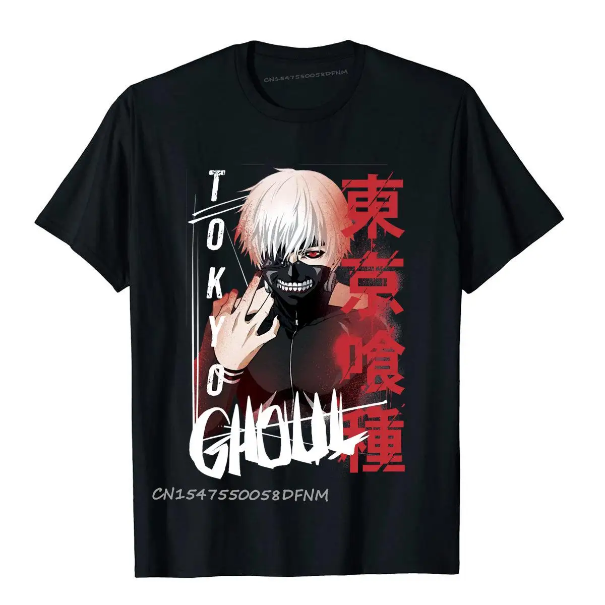 T Shirt enjoystick tokyo ghoul duong dam Hip Hop Street Cotton Men T Shirt comfortable  g damblack