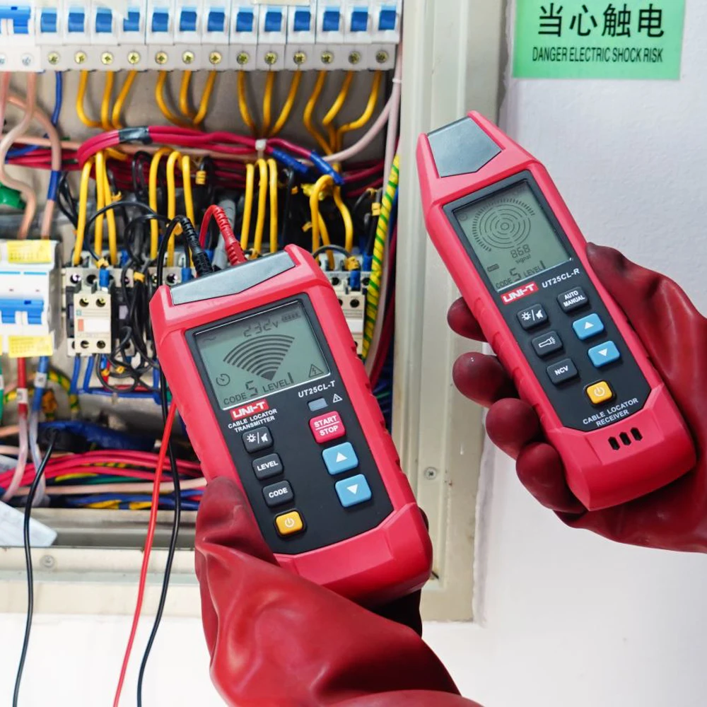 UNI-T UT25CL Handheld Cable Locator NCV Non-contact Electrical Test Electrical Safety Detector Trace Underground Cable Paths 3