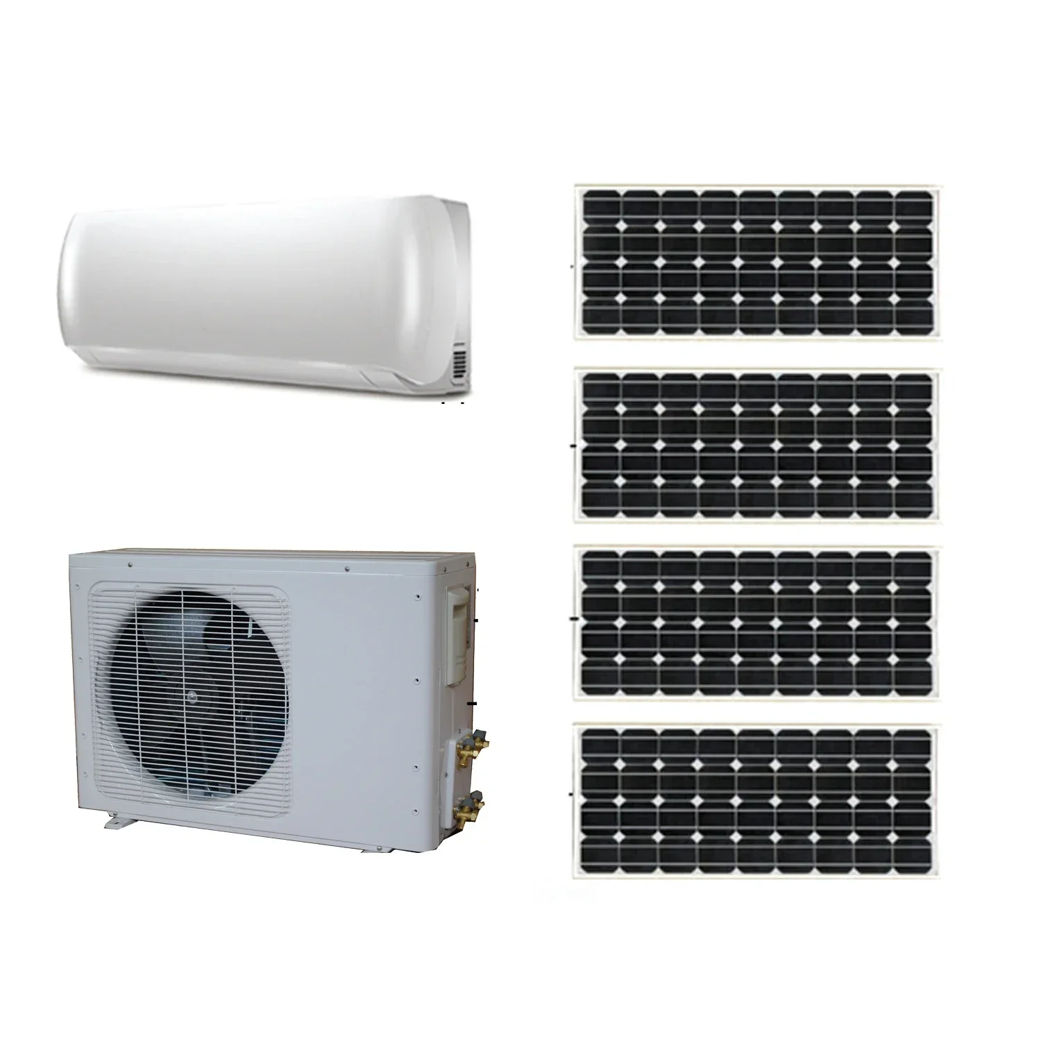9000Btu Smart Home Ac/ Dc Hybrid Solar Energy Systems Air Conditioner 6
