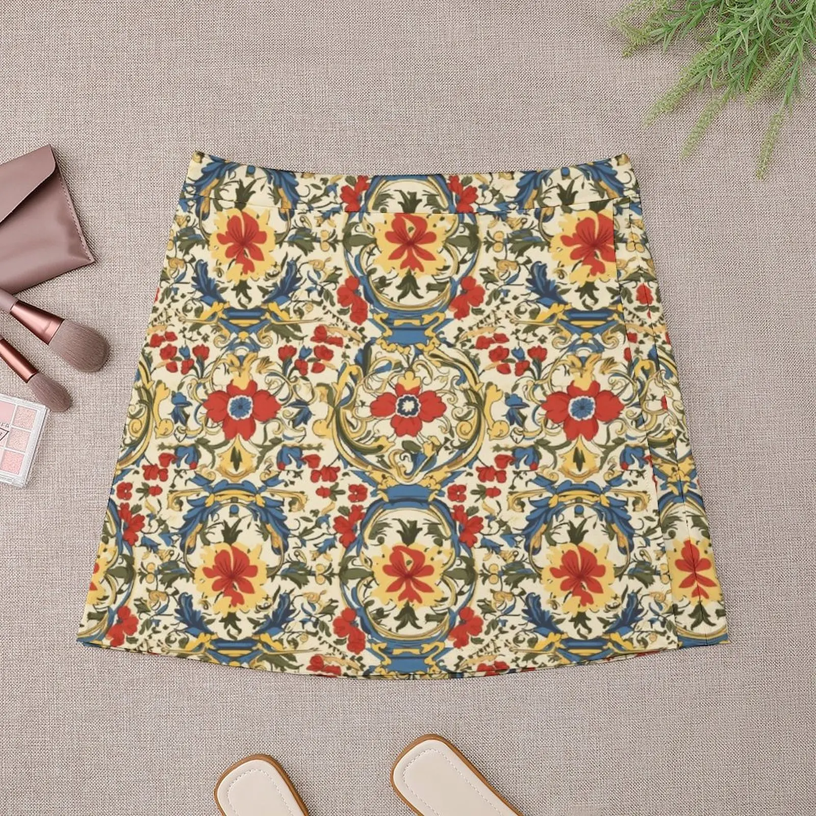 Florentine Flora Mini Skirt korean style clothes japanese kawaii clothes