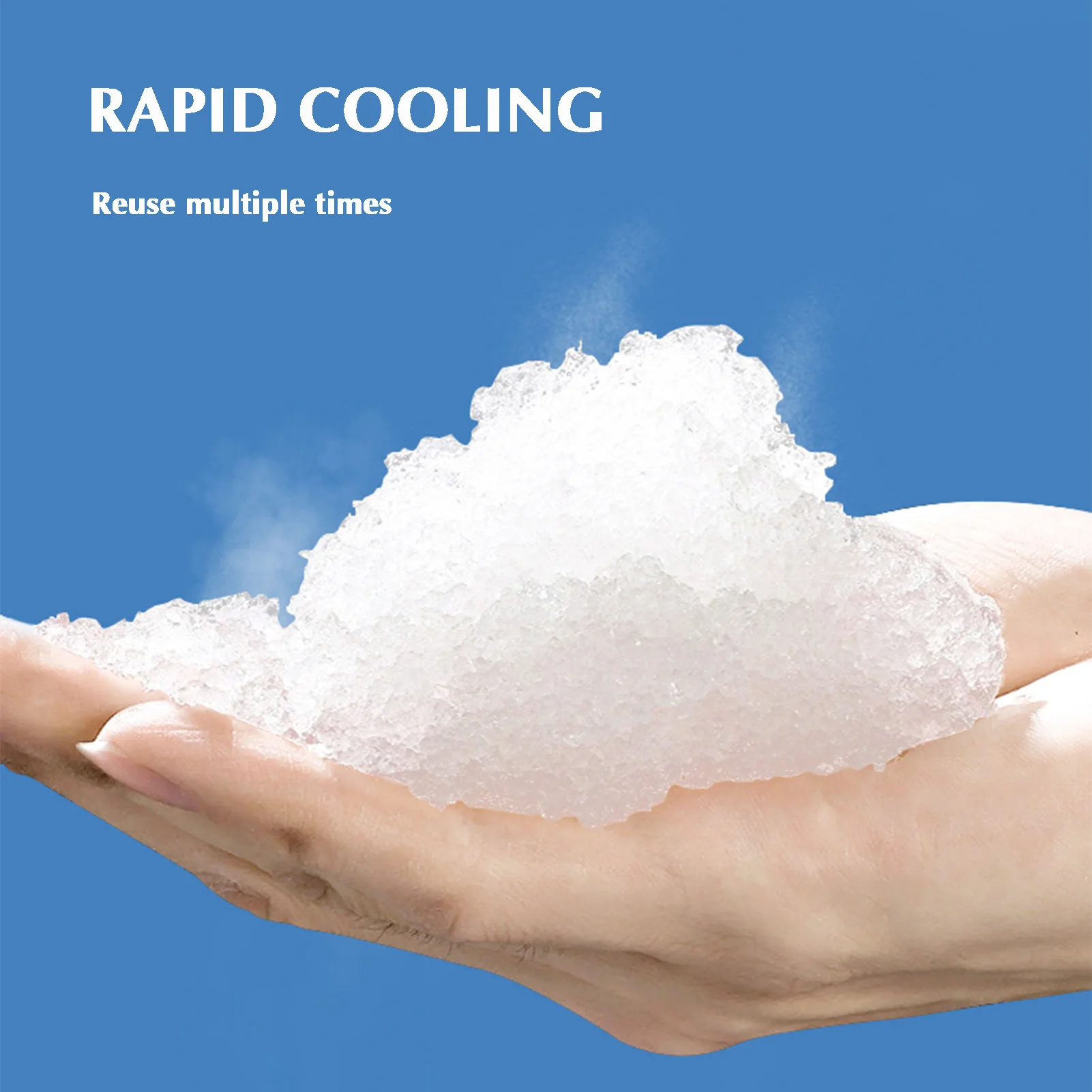 100/600ML Reusable Ice Bag Thickened Cooler Water Injection Pack Gel Dry Icing Bags Cold Compress Refrigerate Food Keep Fresh