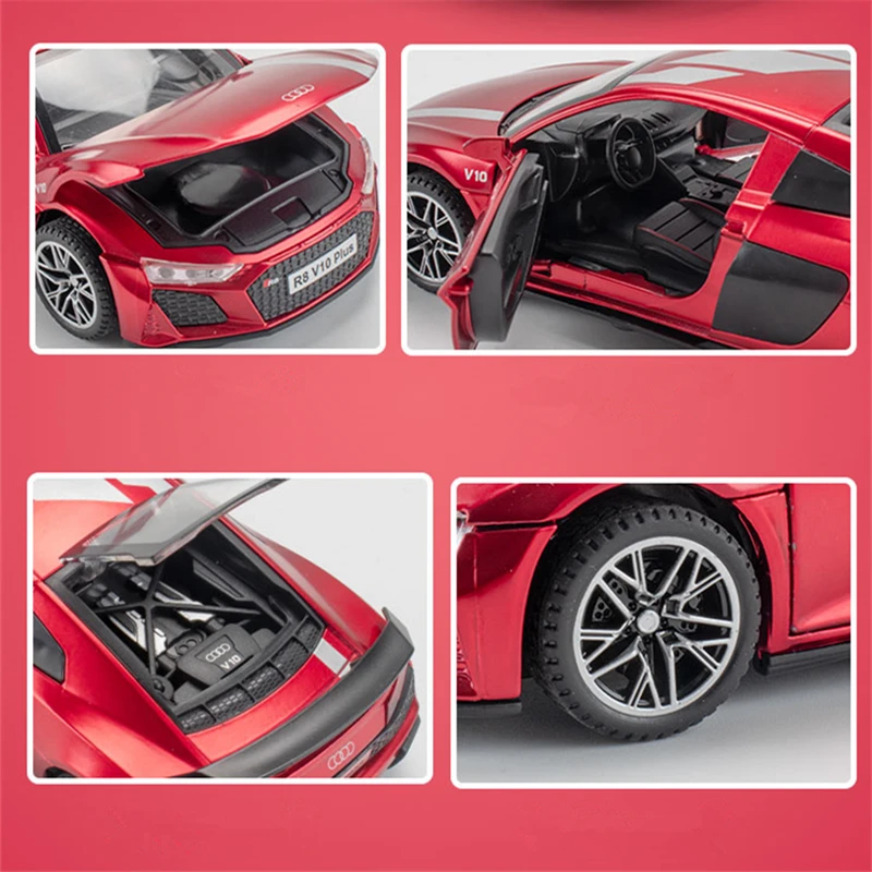 Models Diecast Model Audi R8 | Audi R8 Toy Car Metal