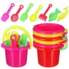 24 Pcs Sandbox Sand Sand Shovels for Watering Buckets Pails Kids Bath Toys Suits Plastic Child 1