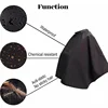 Hair Dye Tools Short Square Black Waterproof Hairdressing Salon Barber Hair Cutting Cape Cloth Wrap Hairdressing Cape Barber 4