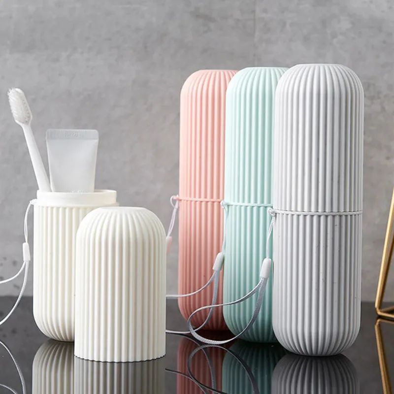 1PC Portable Travel Toothbrush Toothpaste Storage Cup Mouthwash Mug Set Toothpaste Toothbrush Storage Case