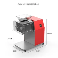 Commercial Desktop Electric Small Meat Cutting Machine Fresh Pork Chicken beef Meat Cutting Machine fish slicer machine For Home 2