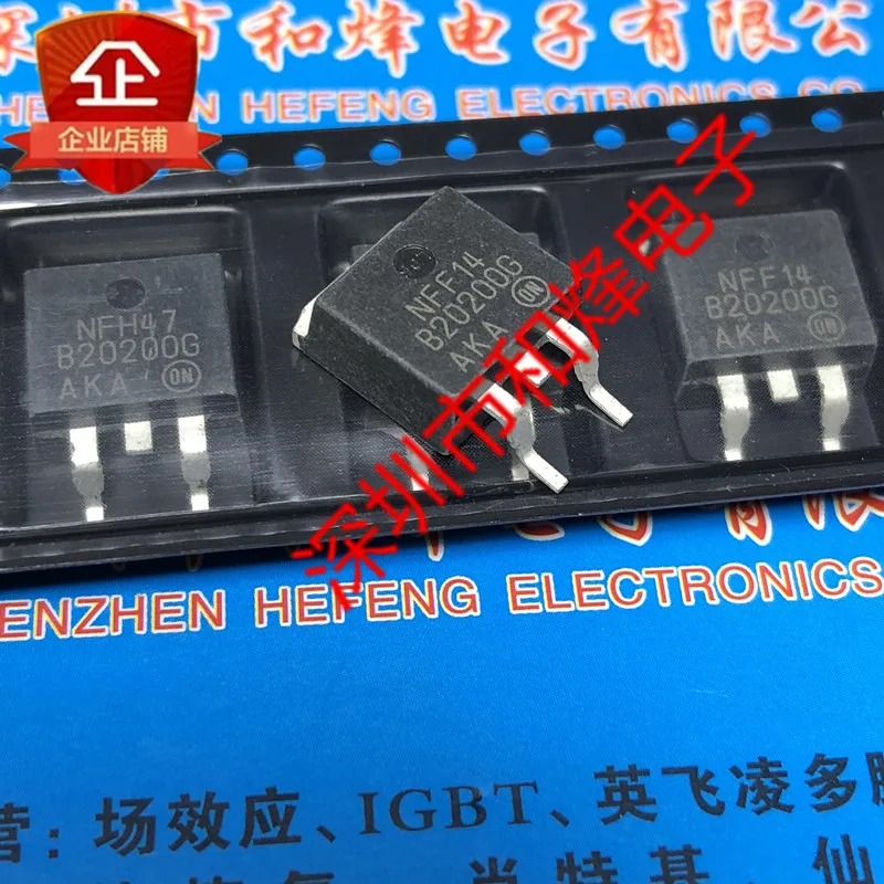 

5PCS-10PCS MBRB20200CT B20200G TO-263 200V 20A NEW AND ORIGINAL ON STOCK