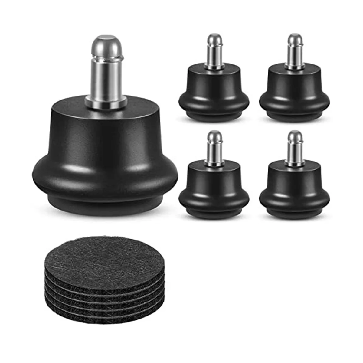 

Сменные поворотные ролики для офисных стульев Bell Glides на фиксированные стационарные ролики, отдельные самоклеящиеся войлочные прокладки