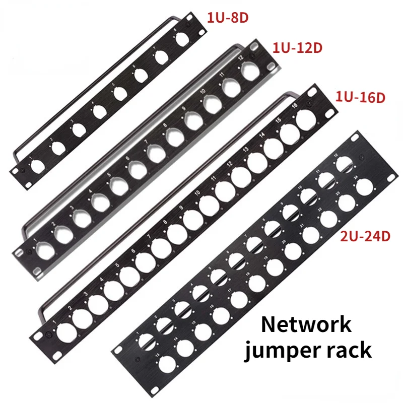 Rack Patch Panel Cabinet Jumper Rack Flight Case Mount Xlr Connector ...