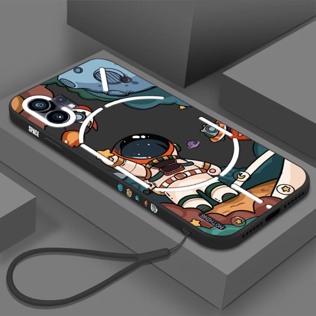 Astronauts-Original-Liquid-Silicone-Straight-Edge-Fashion-Phone-Case ...