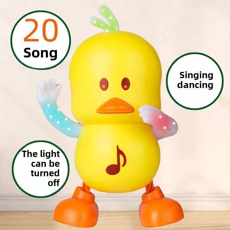 Electric Dancing Duck Rabbit Walking Singing Glowing Robot Toys for Children Interactive Plush Toys from Mainland China