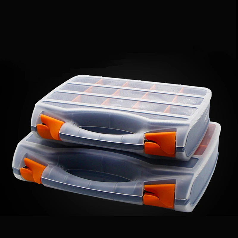 Plastic Portable Parts Box Screw Storage Box Metal Parts Hardware Tool  Screwdriver Auto Repair Divided Material Tool Box - AliExpress