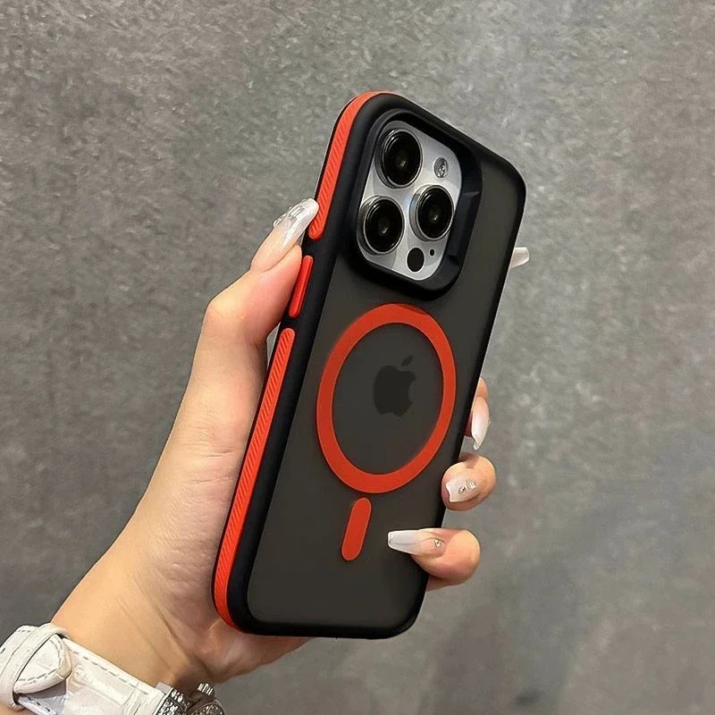 Luxury Matte Armor Phone Case For iPhone 16 15 14