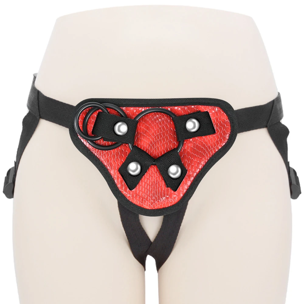 Adjustable Strap On Harness Wearable Strapless Pegging Harness for Couples Lesbian Adult Sex Toy Suitable for Most Dildo Panties