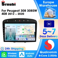 Android Auto Carplay pour Peugeot 308 308SW 2007-2015 408 2012-2020 autoradio multimédia automobile système Intelligent unité principale 1
