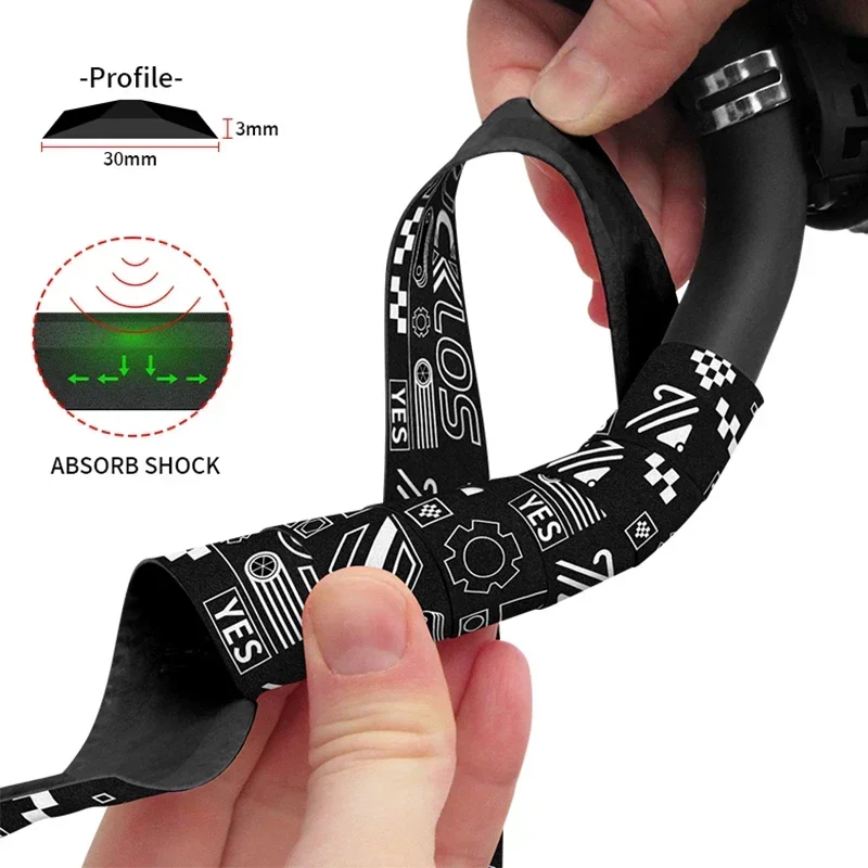 Bike handlebar tape shock-absorption cycling wrap