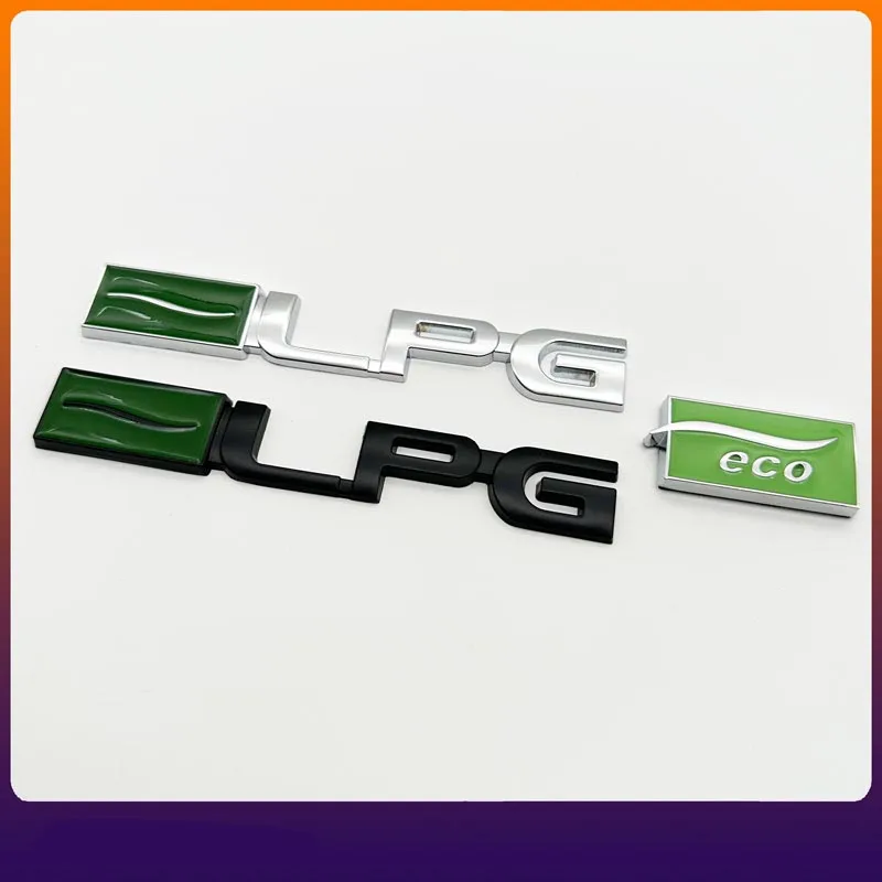 자동차 금속 스티커 LPG 에코 엠블럼 자동차 후면 데칼 배지 쉐보레 현대 시트로엥 오펠 미쓰비시 폭스바겐 장식 액세서리