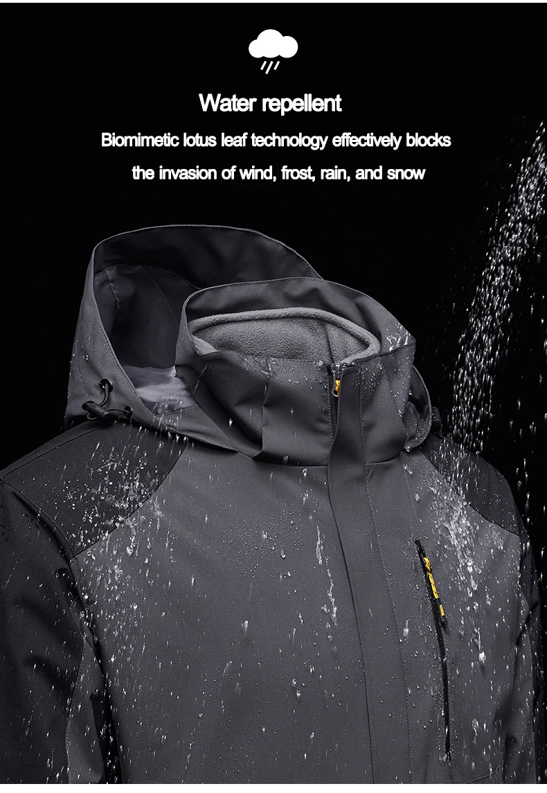 Custom logo Men winter jacket embroidered text Male Outdoor Sports Hiking Jacket personality customization waterproof thick coat 11 S37e796ed39134833adf2439fc4eaa24by