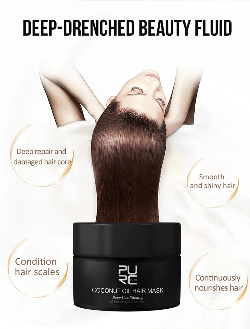 Hair Mask 5 Seconds Repair Soft Smoothing Straightening Damaged Shiny Deep Moisturize Treat Care 50ml