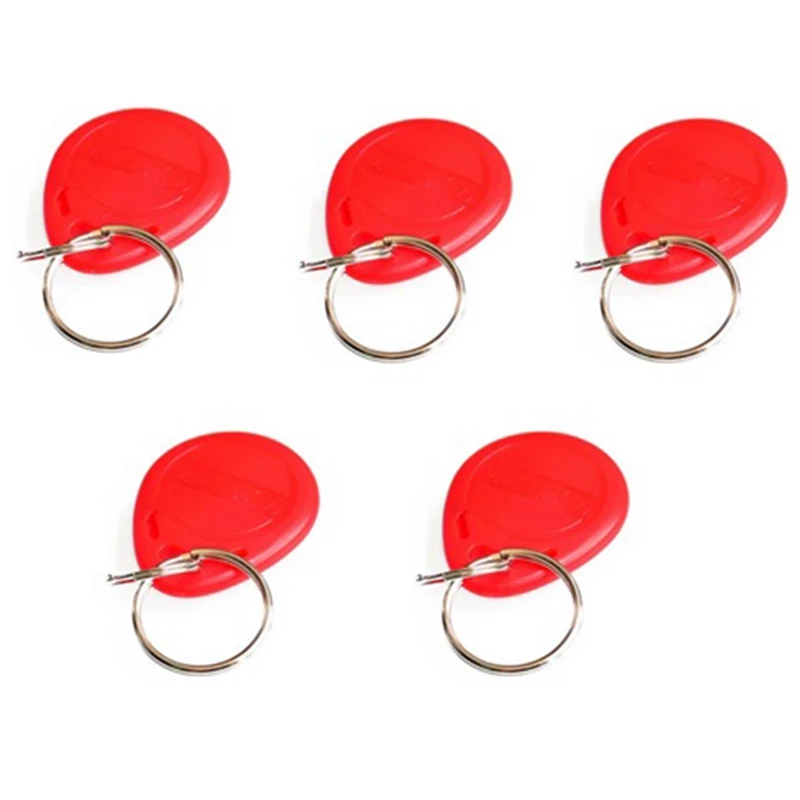 

MOOL 5Pcs EM4100 Read Only EM4100 125Khz Card Proximity Token Keyfobs