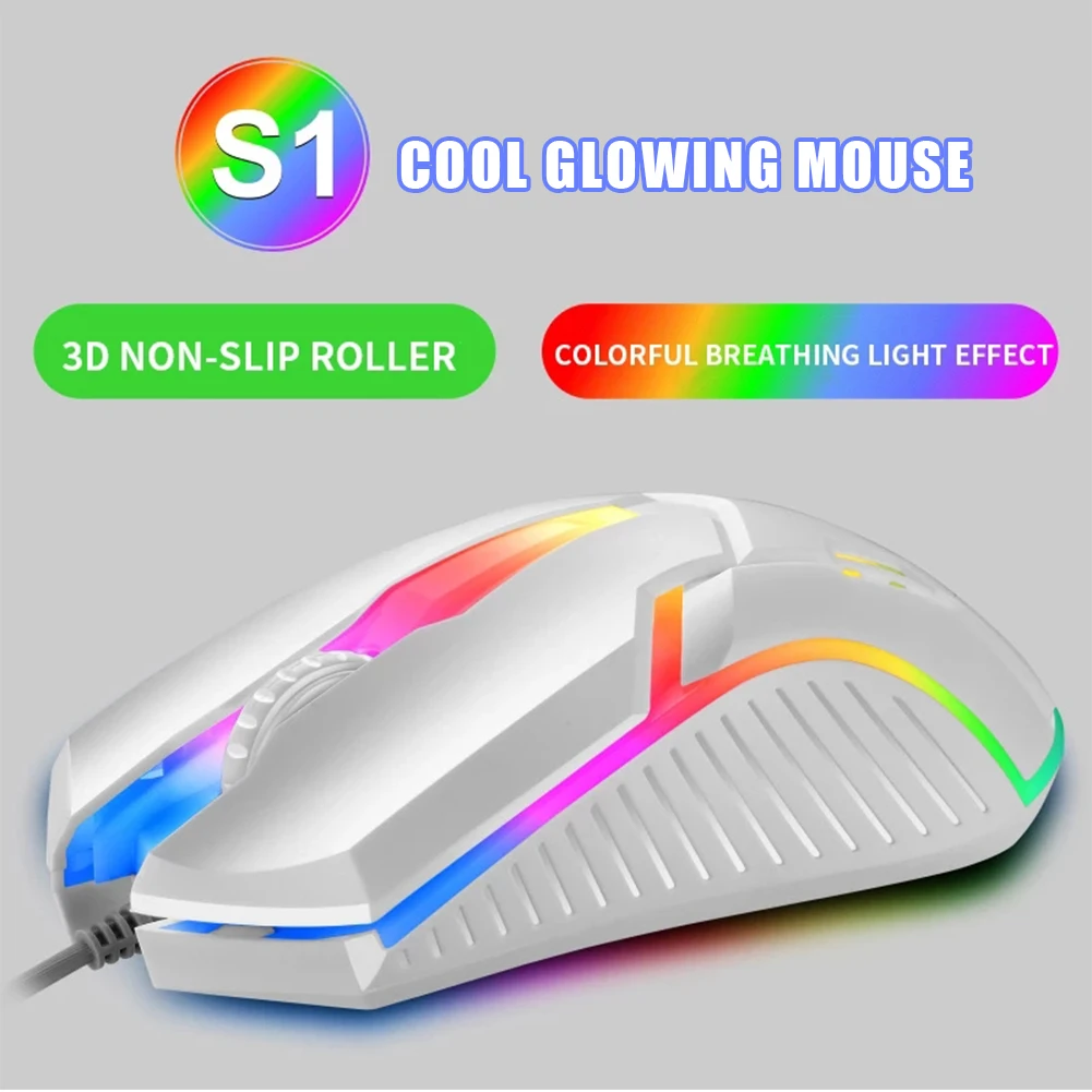 2.4GHz Wireless Optical Gaming Mouse 3-Speed 1600dpi Silent Flashing Wireless Mice USB Game Backlight Mouse For PC Laptop silent wireless mouse