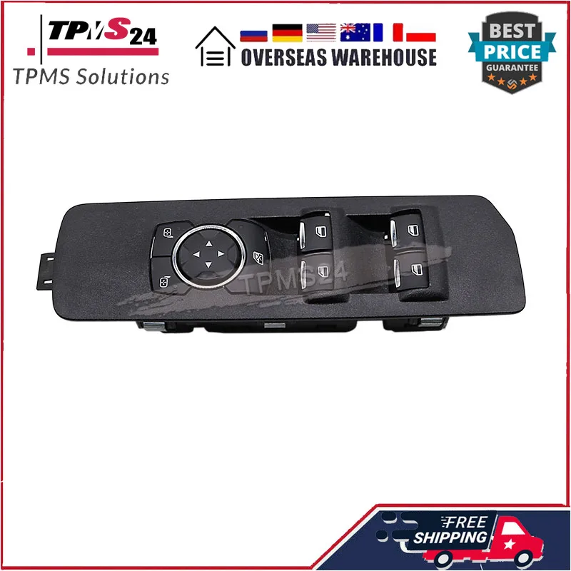 Per Il 2017-2022 Ford Fiesta Vii (Hj, Hf)1.0 Ecoboost Master Power Window Switch Control H1Bt-14540-Db