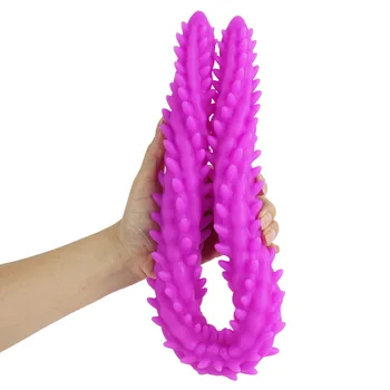 Overlength Silicone Anal Plug Dildo Prostate Massage Butt Plug Spike Anal Masturbators Anus Sex Toys for Female Male Couples 5