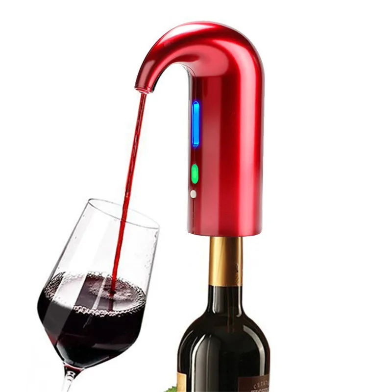 

New Portable Smart Electric Wine Decanter Automatic Red Wine Pourer Aerator Decanter Dispenser Wine Pouring Device