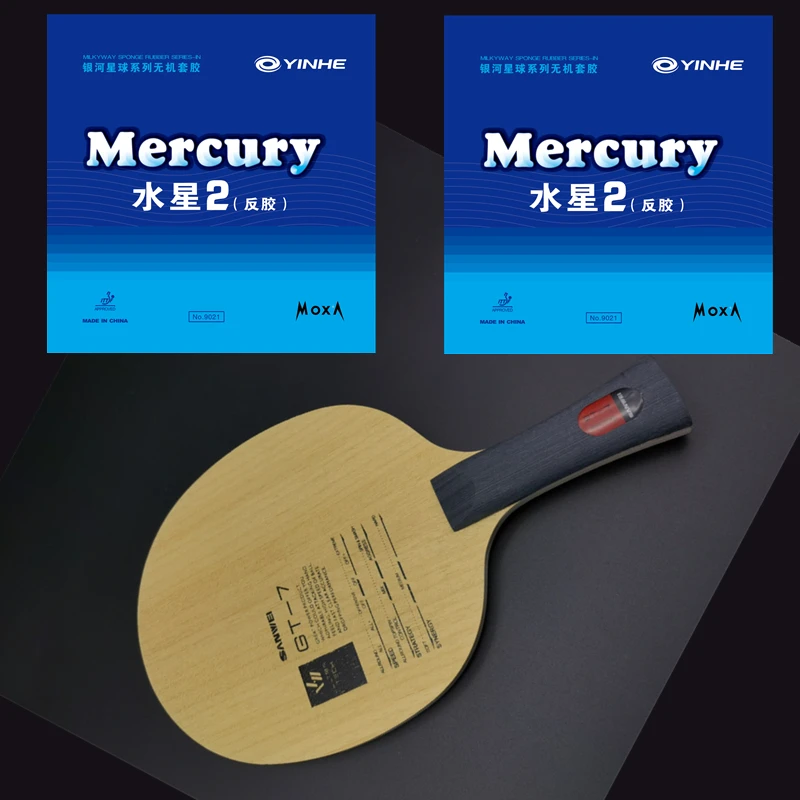 SanweiGT7withYinheMercury252CarbonOFFTableTennisCarbonFiber