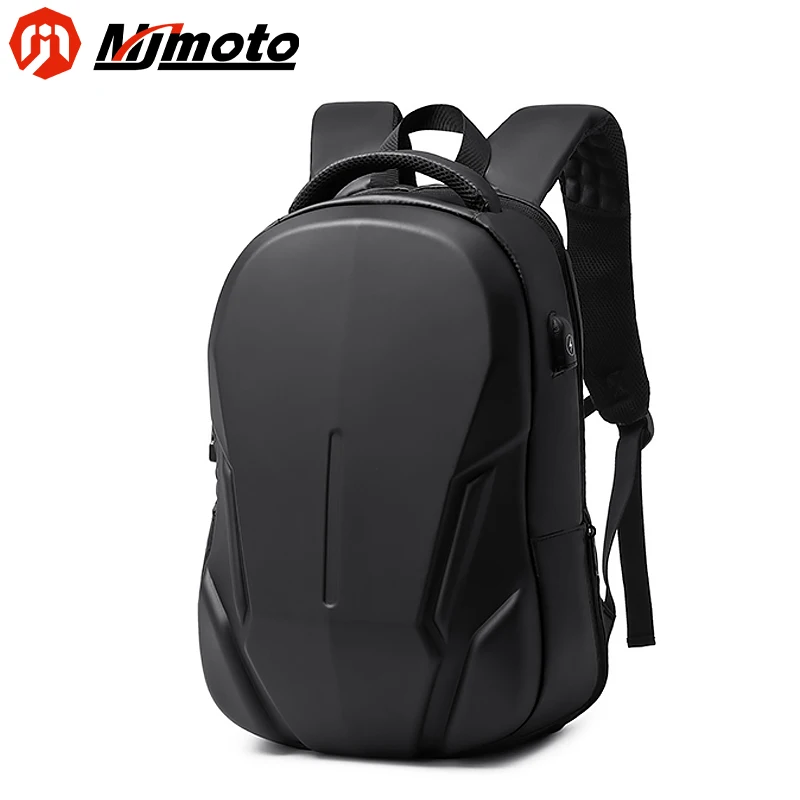 WaterproofMotorcycleBackpackCasualSportLaptopBagBlackRider